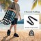 Portable Aluminum Beach Chair with Cushion Quick Dry Folding Outdoor Travel Chair